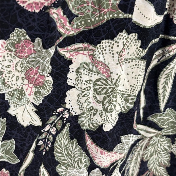 Old Navy Floral Maxi Dress - Black, Pink, Green XL - Picture 2 of 6